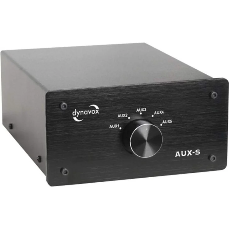 Dynavox Eingangs-Erweiterung/Umschalter schwarz Modell AUX-S - Preisvergleich – Bild 1
