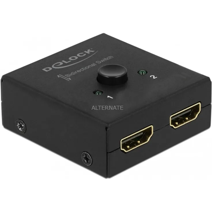 DeLock HDMI 2-1 Umschalter bidirektional 4K 60 Hz kompakt