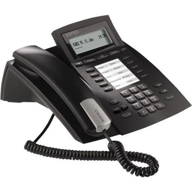 Agfeo ST 22 IP Systemtelefon schwarz