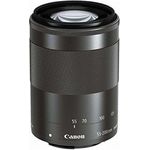 Canon Teleozoombjektiv EF-M 55-200mm F4.5-6.3 IS STM Teleobjektiv für EOS M (52mm Filtergewinde, Optischer Bildstabilisator) schwarz