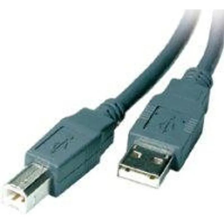Vivanco USB 2.0 Kabel 5.0m Typ A Stecker - Typ B Stecker grau