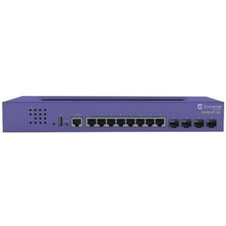 Extreme Networks ExtremeSwitching X435-8P-4S - Switch - managed - 8 x 10-100-1000 (PoE+) + 4 x SFP (mini-GBIC) (Uplink) - an Rack montierbar - PoE+ (124 W) (X435-8P-4S)