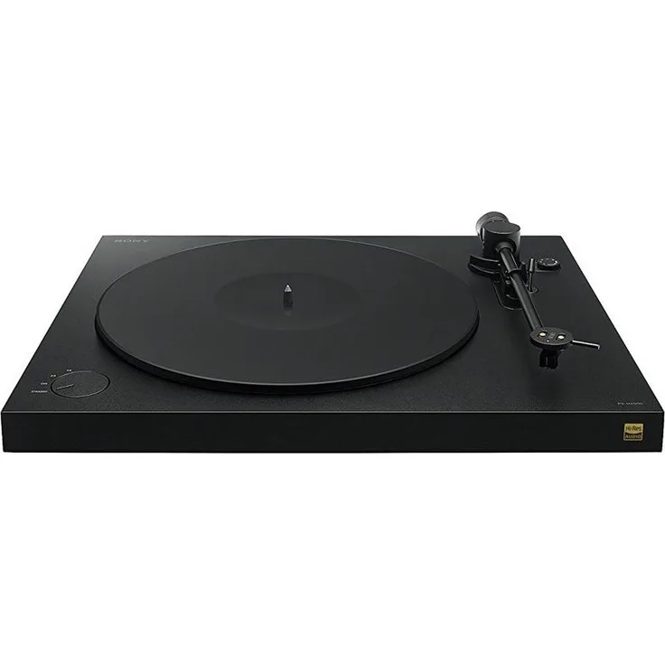 Sony PS-HX500 Plattenspieler (High-Resolution-Audio-Ripping-Funktion, Aufnahme Double-DSD Format, USB, A-D Wandler) Schwarz