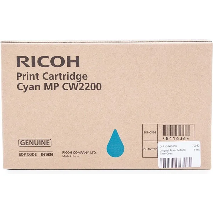 RICOH gelpatrone MP CW2200 cyan Standardkapazität