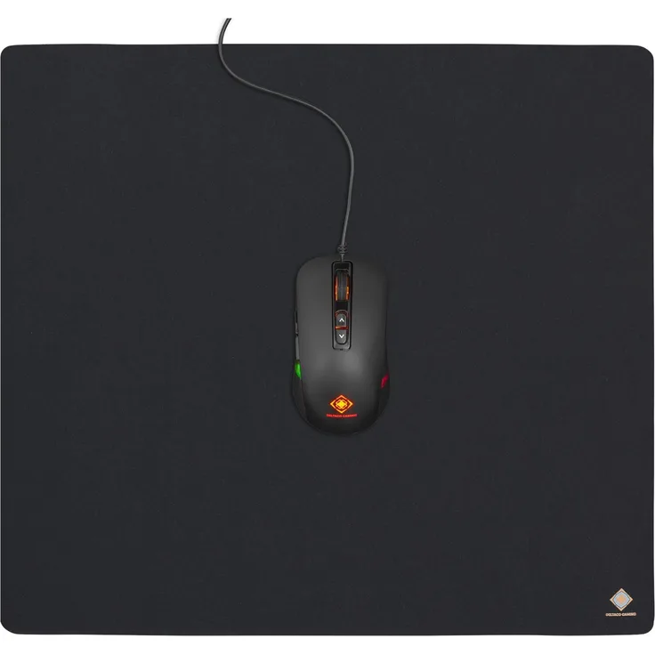 DELTACO GAMING Gaming Mauspad XL (45x40cm SBR-Gummi tuchbeschichtete Oberfläche)