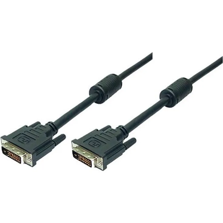 DVI-D 24+1 Kabel, Dual Link, 1,8 m, Stecker - Stecker mit 2 Ferritkernen für leistungsfähige Abschirmung (11004561)
