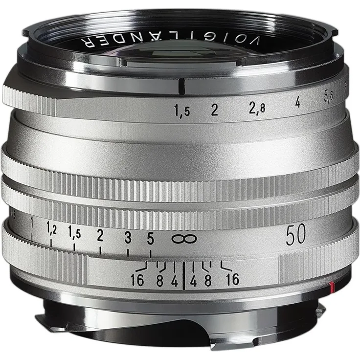 Voigtländer Nokton 50mm f1,5 VM S.C. asphärisch silber