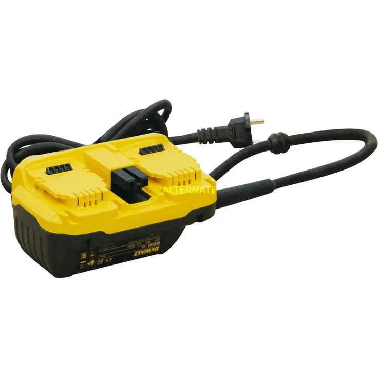 Dewalt DCB500-QS 230V-Netzadapter für 2x54V, 54 V, Schwarz-Gelb