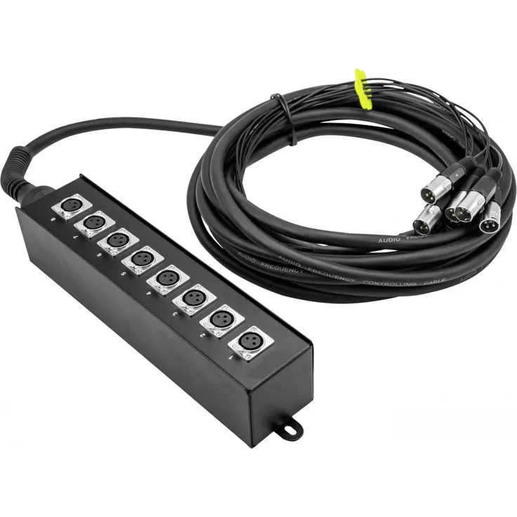OMNITRONIC Multicore Stagebox MUS-610 6IN 10m