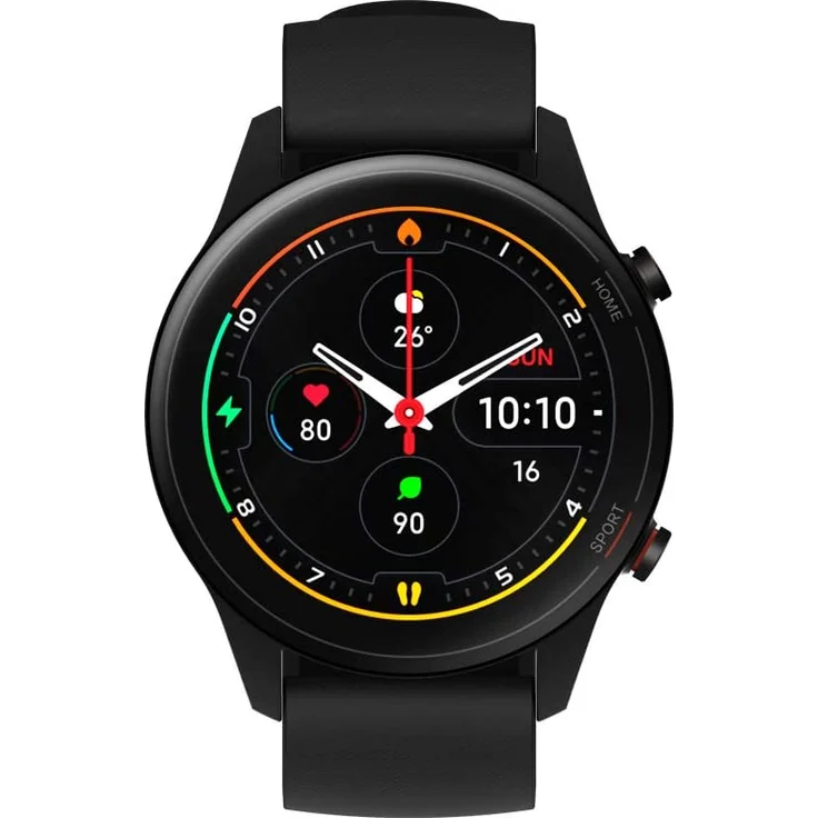 Xiaomi Mi Watch Smartwatch GPS, Unisex, 46x53mm, Silikonarmband, Black – Bild 2