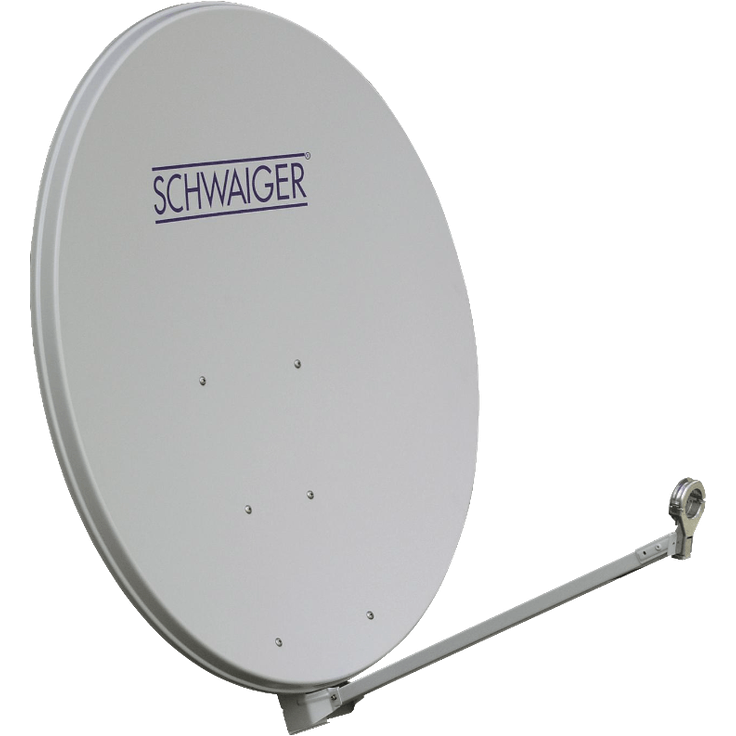 Schwaiger SPI1000.0 Aluminium Offset-Antenne 100 cm (39,4 Zoll) weiß