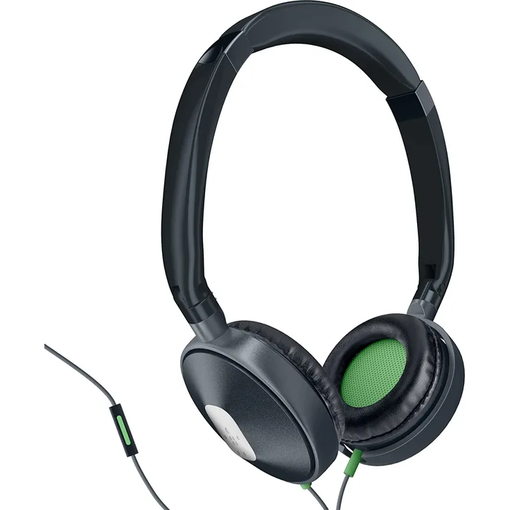 Belkin PureAV005 Over-Ear-Kopfhörer schwarz