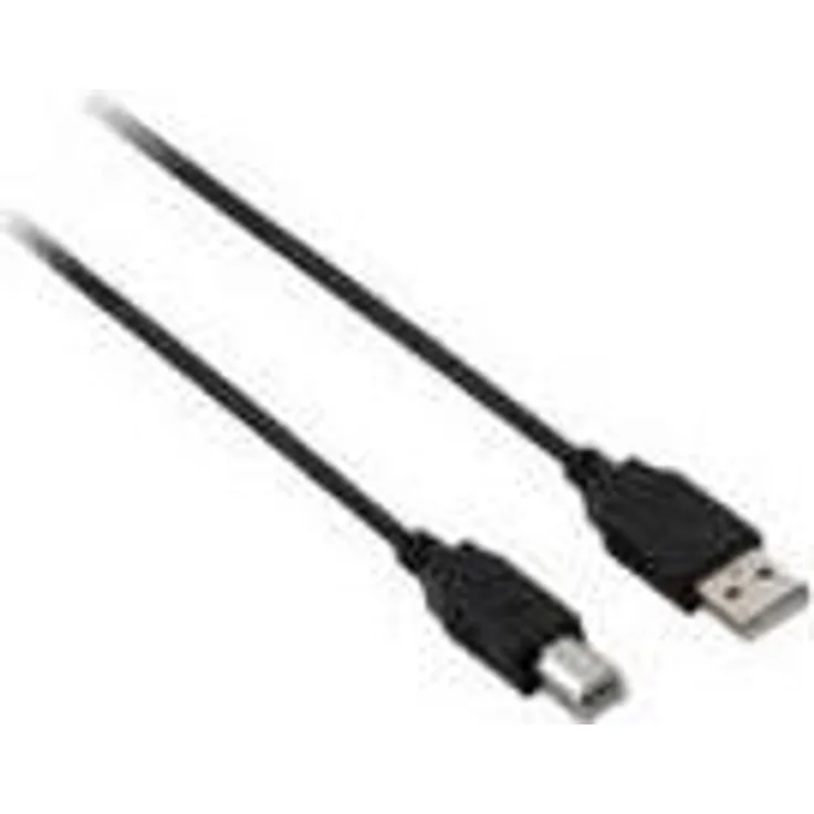 V7 - USB-Kabel - USB Typ A, 4-polig (M) - USB Typ B, 4-polig (M) - 1,8m (USB / USB2.0) - Schwarz (V7E2USB2AB-1.8M)