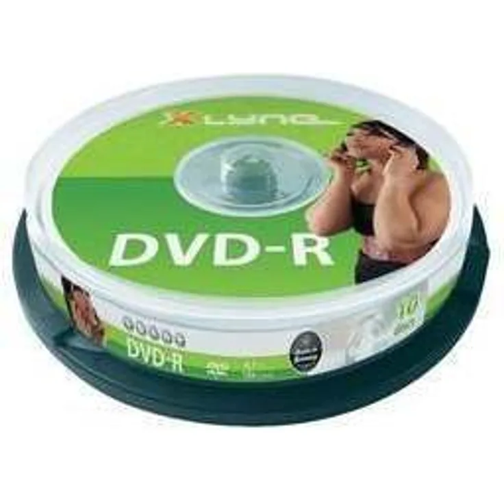 XLYNE DVD-R Rohlinge (4,7 GB, 16x Speed, 10er Spindel, optical media)