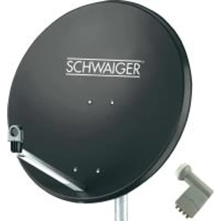 Schwaiger SAT-Anlage ohne Receiver Teilnehmer-Anzahl: 4 (SPI9961SET9)
