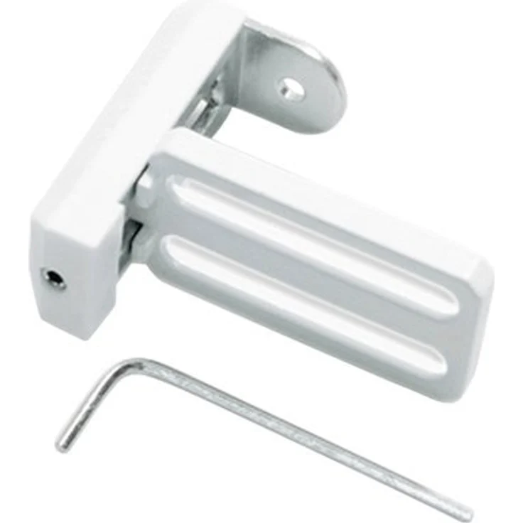 Gardinia Universal Klemmträger, Metall weiß cm