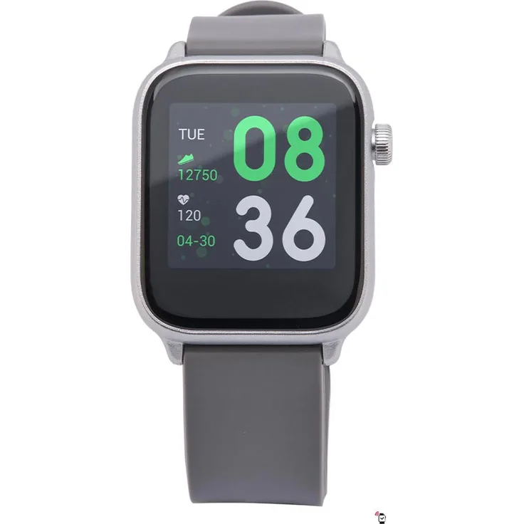 Xplora Xmove Smartwatch Unisex, 35 x 41,5 mm, Silikonarmband, Grau