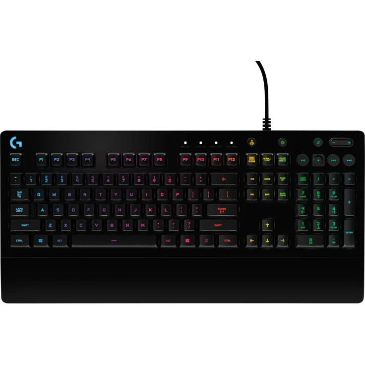 Logitech Prodigy G213 - Tastatur - hintergrundbeleuchtet - USB - USA International QWERTY (920-008093)