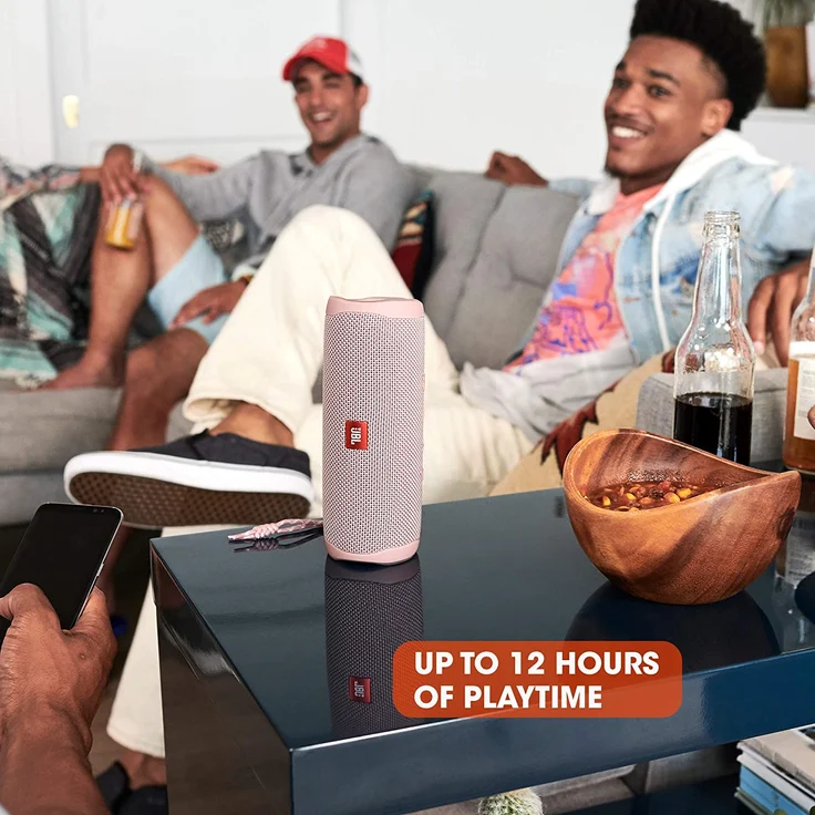 JBL Flip 5 Bluetooth-Lautsprecher, wasserdicht, schwarz – Bild 7