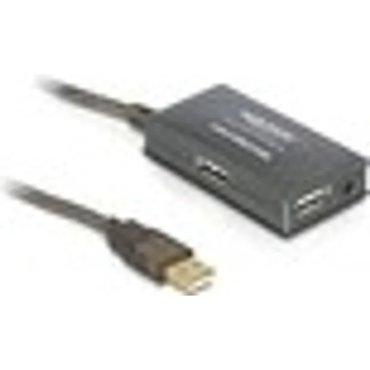 DeLock USB Verlängerungskabel (4-Port Hub, USB 2.0, 10m)