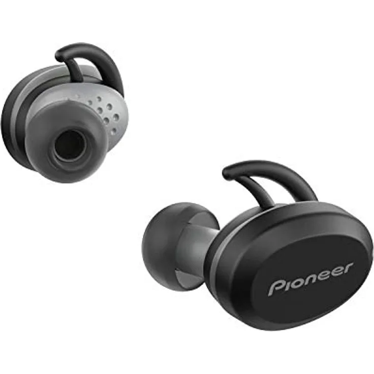 Pioneer E8TW-H Truly Wireless Kopfhörer (Bluetooth, In-Ear, Sport, 3 h Spielzeit pro Ladung) Schwarz