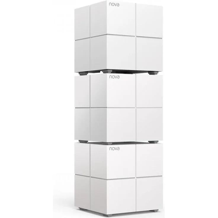 Tenda Nova MW6 3x echtes Dual-Band Mesh WLAN Komplettlösung (Bis zu 500m² WLAN, 3x Stationen, 6x Gigabit Ports, für Häuser, Büros, Wohnungen, MU-MIMO, Beamforming) Ersetzt Router, Powerline & Repeater – Bild 1