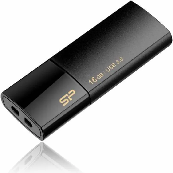 Silicon Power SP016GBUF3B05V1K 16GB Speicherstick USB 3.0 schwarz