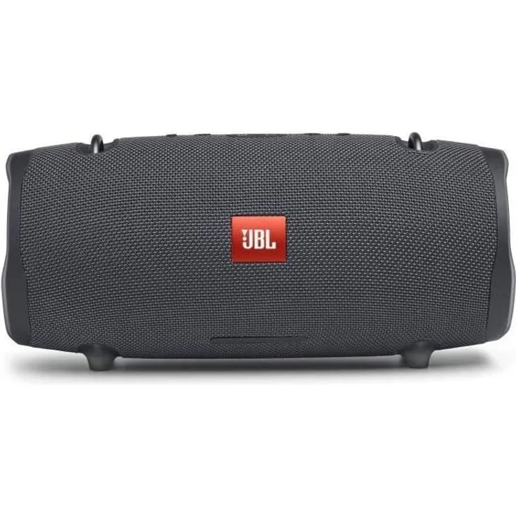 JBL Xtreme 2 Gun Metal Bluetooth-Lautsprecher mit Mikrofon, spritzwassergeschützt, wasserfest, grau