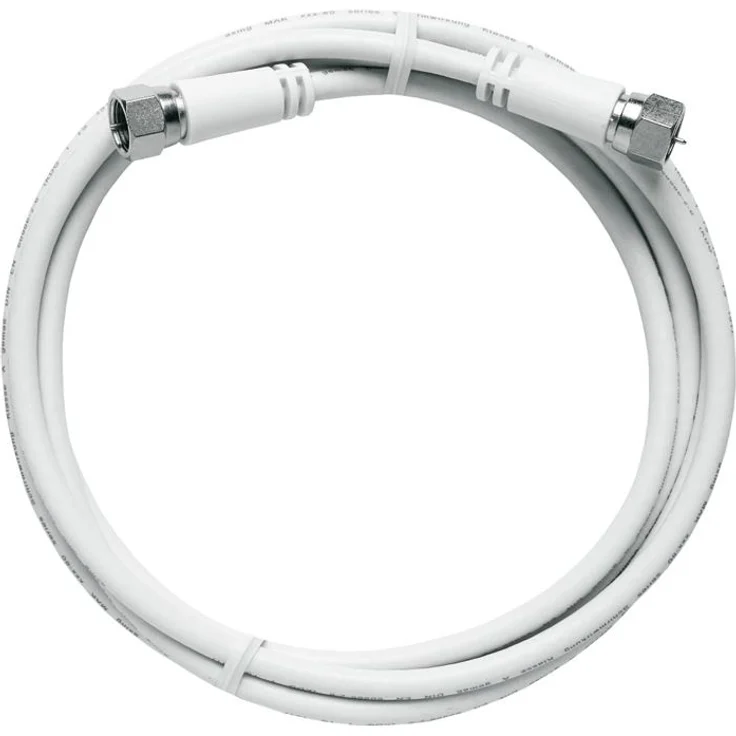 Axing MAK 750-80 doppelt geschirmtes Modem-Kabel Koaxialkabel Class A mit F-Stecker 7,5 m – Bild 1