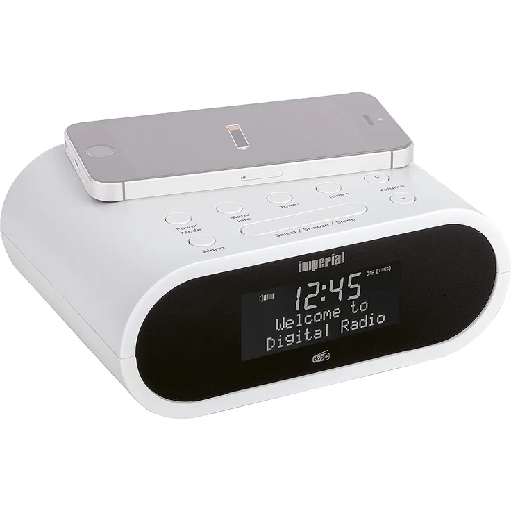 Imperial Dabman d20 Radiowecker, Dot-Matrix-Display, weiß – Bild 3