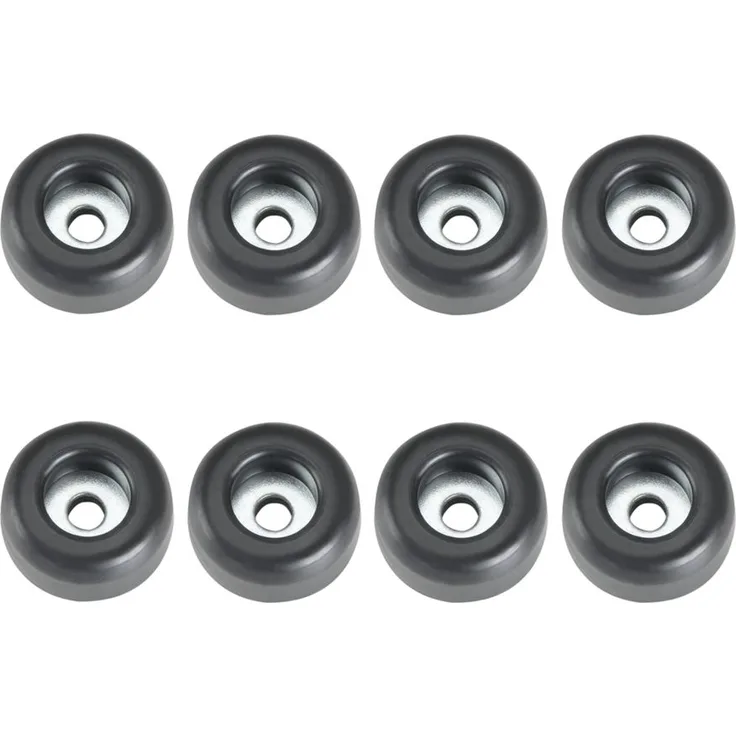 Adam Hall Hardware 4900 M8 AH - 8er Set Gummifuß 25 x 11 mm schwarz im Beutel