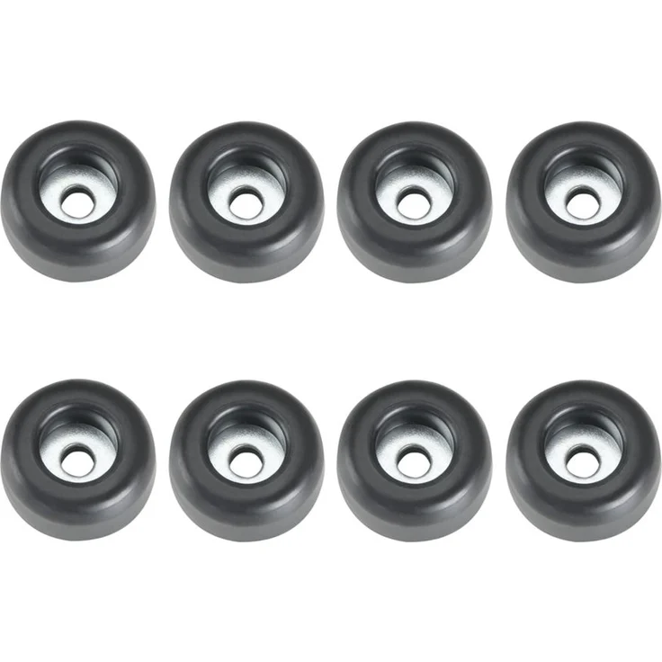 Adam Hall Hardware 4900 M8 AH - 8er Set Gummifuß 25 x 11 mm schwarz im Beutel