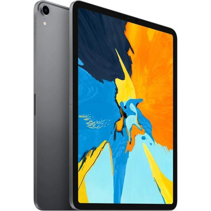 Apple 11'' iPad Pro (2018) WiFi + Cellular Quad-HD-Auflösung 11 Zoll, LTE-Tablet, Octa-Core, 6 GB RAM, 1 TB Speicher, iOS (Update auf iPadOS), Spacegrau (MU1V2FD/A) – Bild 1