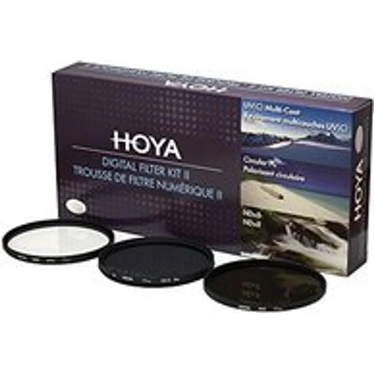 Hoya Digital Filter Kit (55mm, inkl Cirkular Polfilter-ND-Filter (NDx8)-HMC-C, UV-Filter)