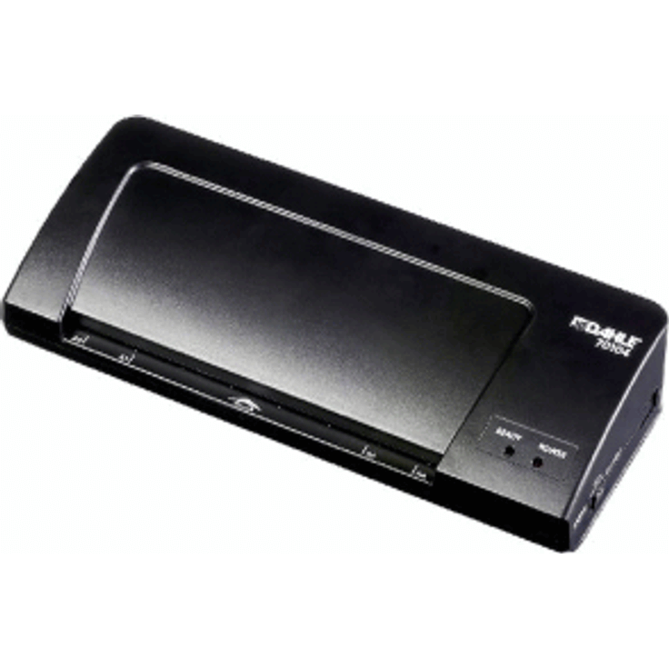 Dahle 70104 Laminiergerät (bis A4, Heiß- und Kaltlaminieren, 3-5 min. Aufheizzeit) schwarz