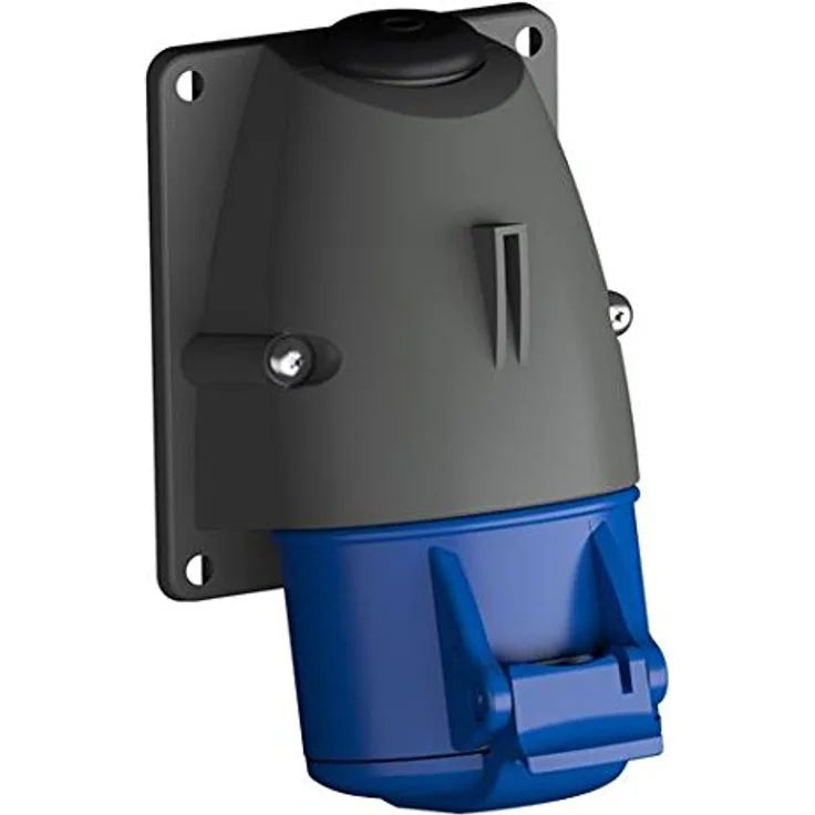 ABB 216rs6 IP44 2P + E oben & hinten Eintrag Oberfläche Sockel, TPU, Blau