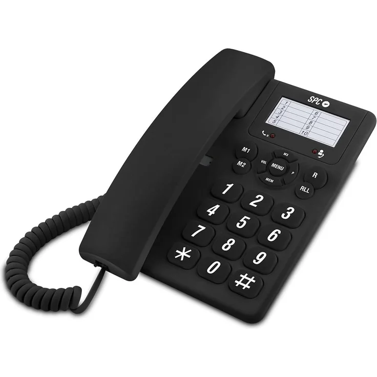 SPC 3602 RJ11 DECT, Festnetztelefon, schwarz
