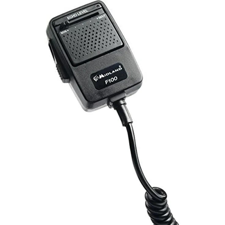 Echo Mikrofon für Alan 100-Midland 203 mit 4-poliger Mikrofonbuchse