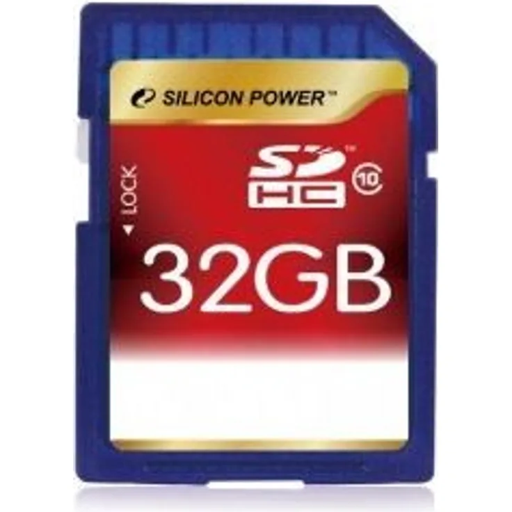 Silicon Power 32GB SDHC Card (SP032GBSDH010V10)