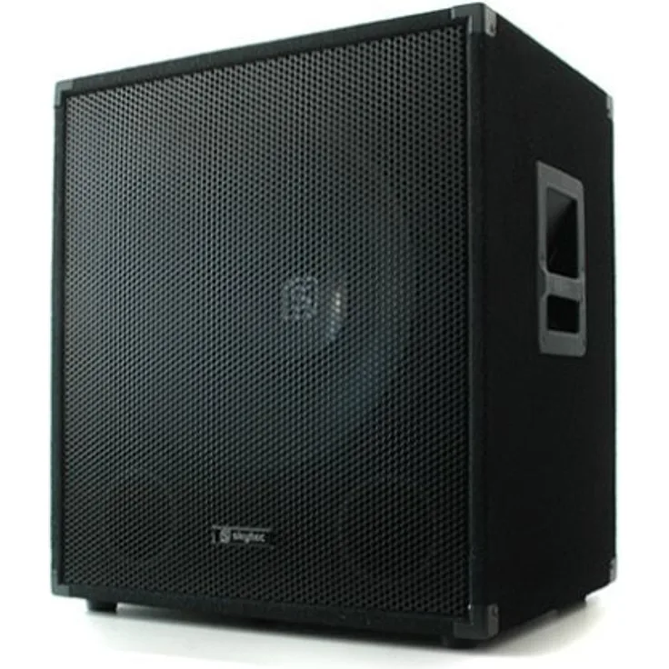 Skytec Bassbox 600 W 38cm Subwoofer Tiefpass-Filter Subwoofer - 300 Watt - schwarz