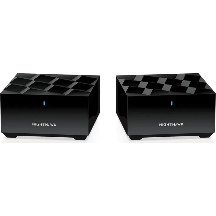 Netgear Nighthawk MK62 WiFi6 Mesh WLAN System (AX1800 Mesh Router + Satellit Mesh Repeater, bis zu 250 m² Abdeckung für mehr als 25 Geräte, 2x Gigabit LAN, kostenfreie App)