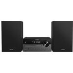 Philips TAM4505/12 Mini Stereoanlage mit Bluetooth (DAB+/UKW Radio, USB, CD, MP3-CD, 60 W, Audio-Eingang, USB-Ladequelle, Bassreflex-Lautsprechersystem, Digitale Sound Kontrolle) - 2020/2021 Modell