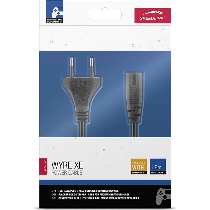Speedlink Wyre XE Netzkabel (SL-450100-BK-01) (PS4)