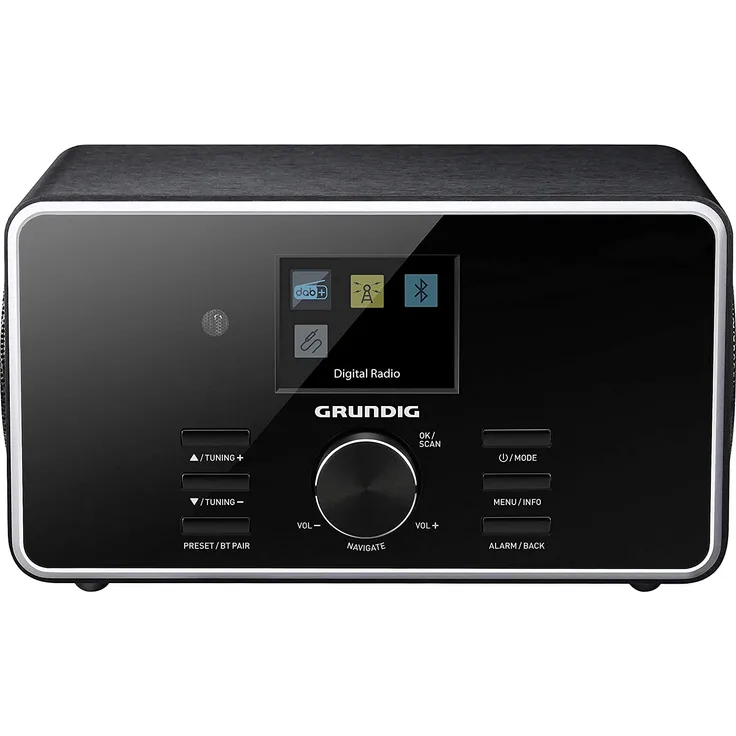 Grundig DTR 4500 BT Digitalradio mit Bluetooth, TFT-Display, schwarz