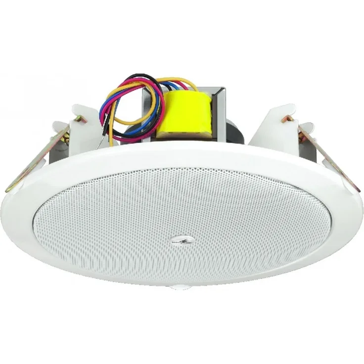 Monacor EDL-620 PA Deckenlautsprecher Einbau-Lautsprecher - 20 Watt - weiß