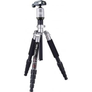 Bild für Rollei Compact Compact Traveler No I Aluminium I Titan I Leichtes-Reisestativ I Foto-Stativ mit geringem Packmaß I Kugelkopf und Stativtasche