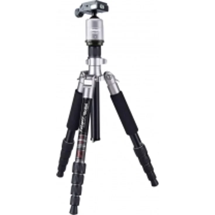 Rollei Compact Compact Traveler No I Aluminium I Titan I Leichtes-Reisestativ I Foto-Stativ mit geringem Packmaß I Kugelkopf und Stativtasche – Bild 1