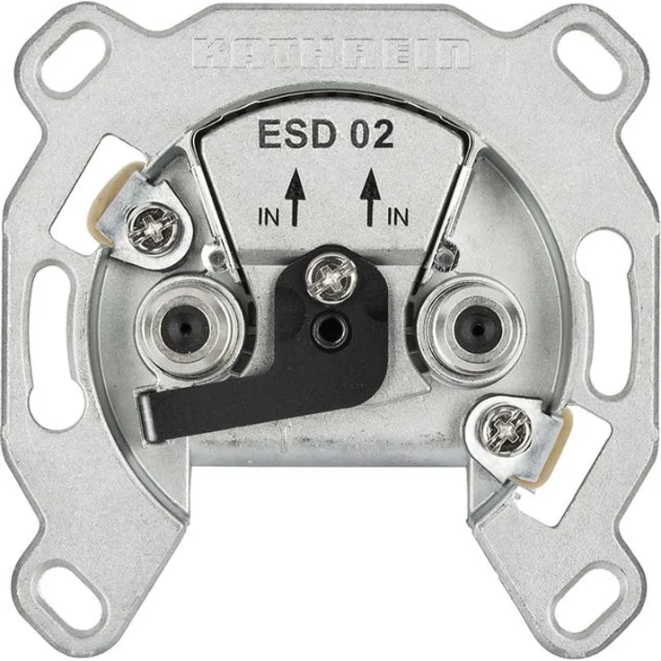 Kathrein ESD 02 Sat-Einzelanschlussdose, 2-fach, 0-2400 MHz