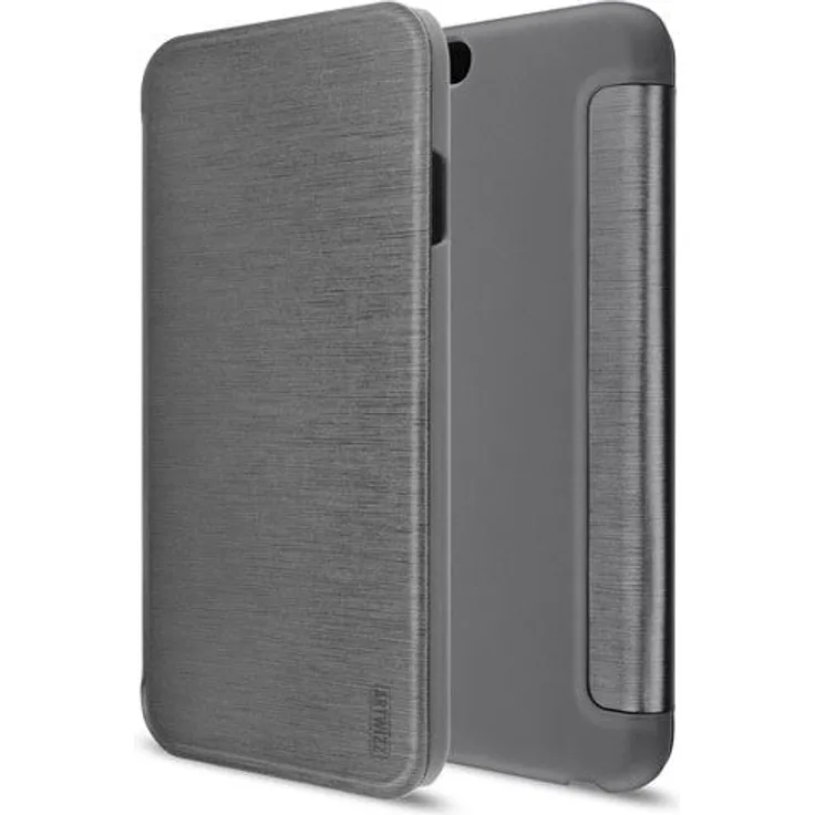 Artwizz SmartJacket Handyhülle geeignet für [iPhone SE (2020) - 8 - 7] - Schutzhülle in gebürsteter Metall-Optik - Titan