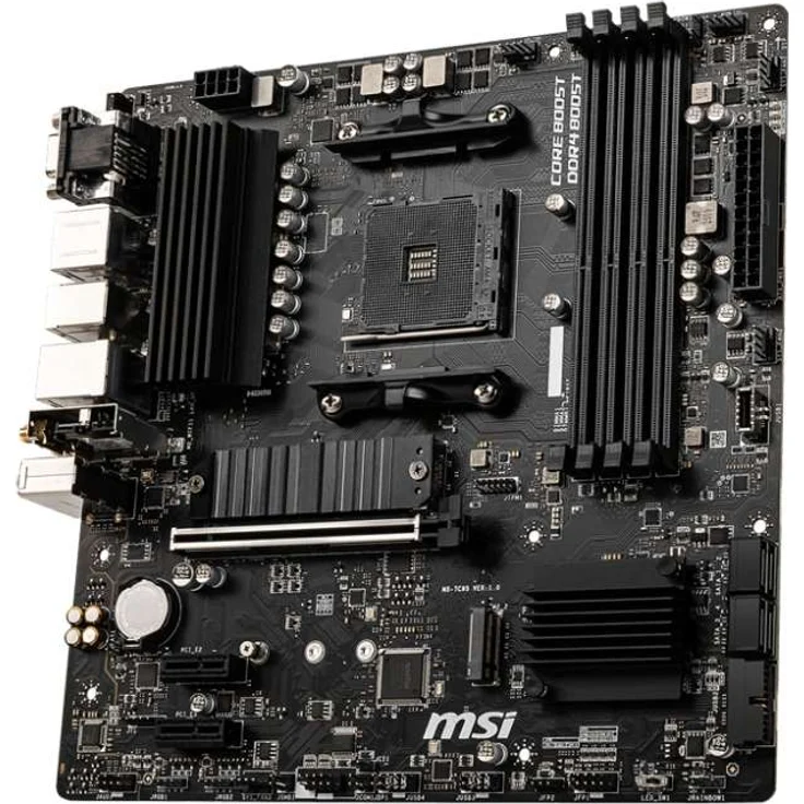MSI B550M PRO-VDH WIFI - micro ATX, AMD B550, Sockel AM4, Dual-channel DDR4-SDRAM (7C95-001R) – Bild 3